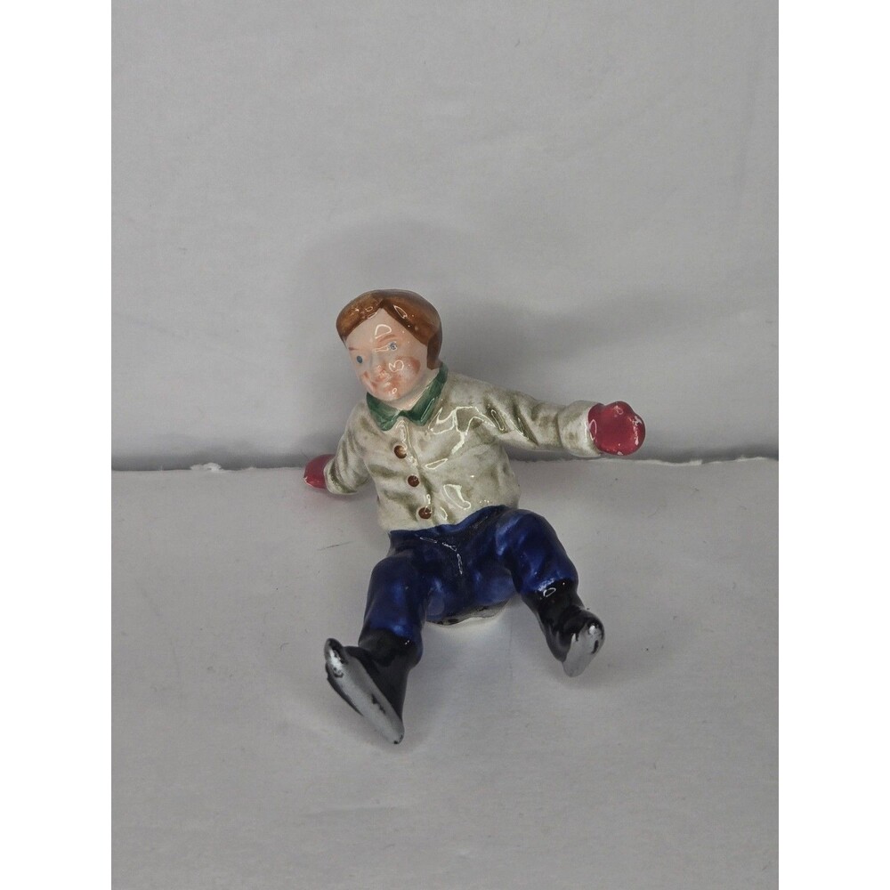 Dept 56 Snow Village One Boy from "Crack The Whip Skaters" Figurine